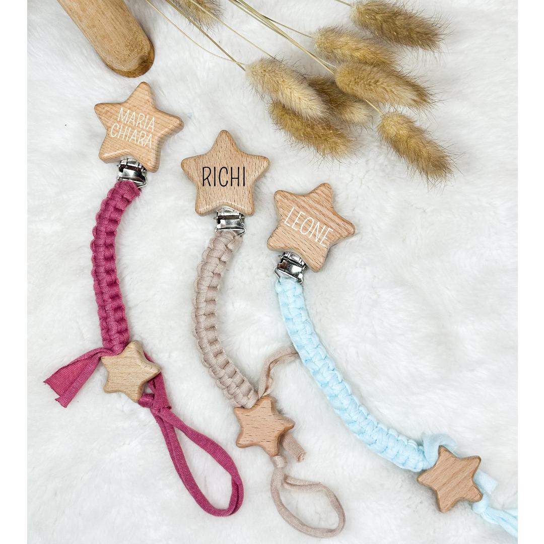 Catenella porta ciuccio "stella"