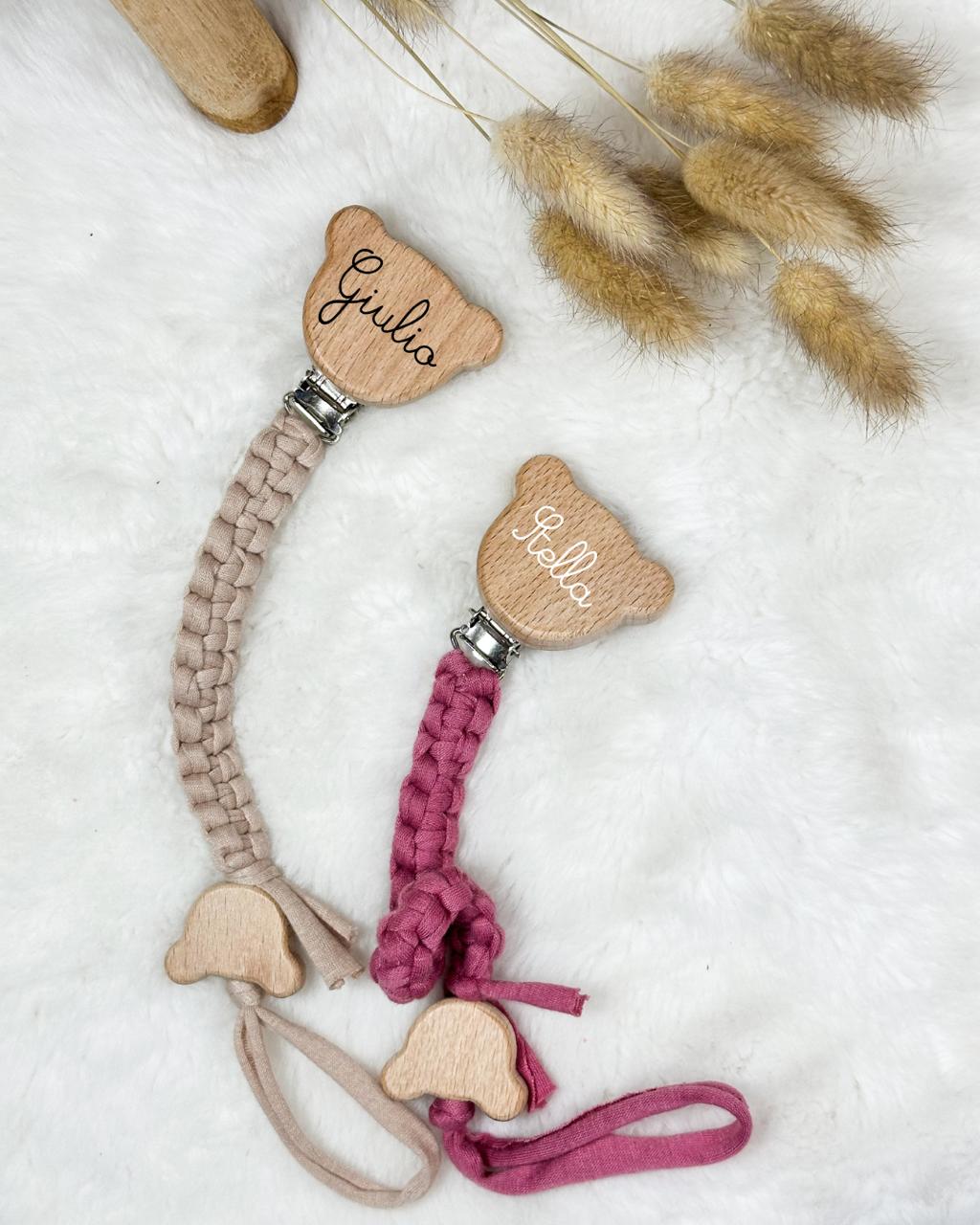 Catenella porta ciuccio "orso"