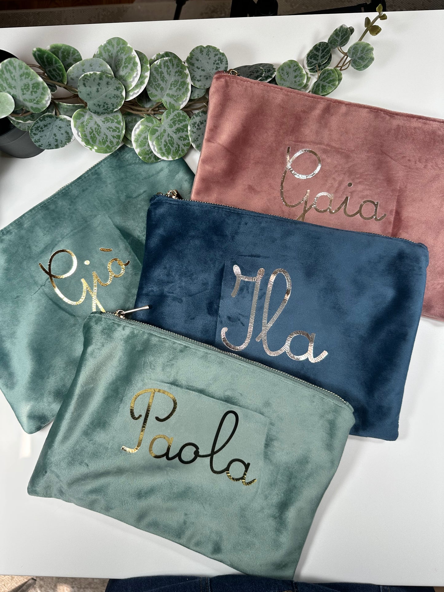 Pochette in velluto