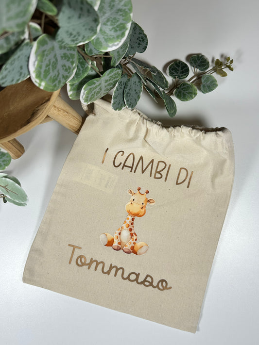 Sacchetto cambio per asilo